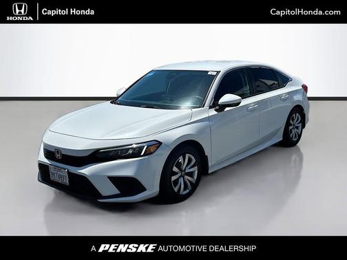 Platinum White Pearl 2024 Honda Civic