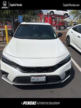 Platinum White Pearl 2023 Honda Civic Si