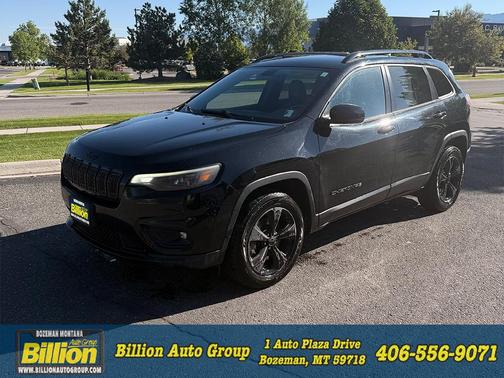 Diamond Black Crystal Pearlcoat 2019 Jeep Cherokee Altitude
