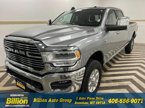 Billet Silver Metallic Clearcoat 2024 RAM 3500 Laramie Crew Cab 4x4 8' Box