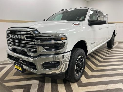 Bright White Clearcoat 2026 RAM 2500 Laramie Crew Cab 4x4 6'4' Box