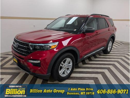 Rapid Red Metallic Tinted Clearcoat 2020 Ford Explorer XLT