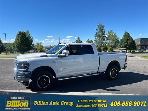 Bright White Clearcoat 2025 RAM 2500 Laramie Crew Cab 4x4 6'4' Box
