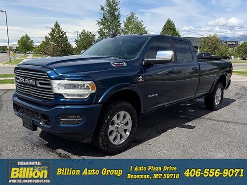 Patriot Blue Pearlcoat 2019 RAM 3500 Laramie Crew Cab 4x4 8' Box