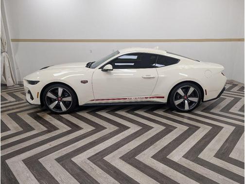 Wimbledon White 2025 Ford Mustang GT Premium
