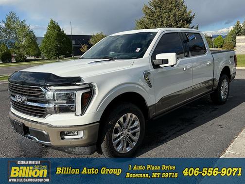 Star White Metallic Tri-Coat 2025 Ford F-150 King Ranch