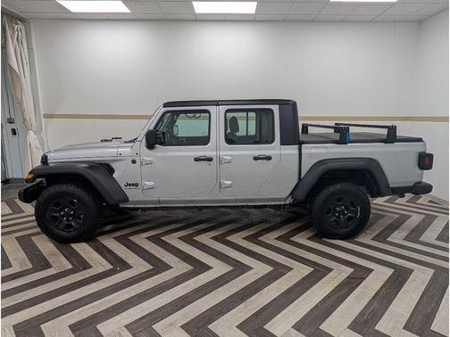 Silver Zynith Clearcoat 2023 Jeep Gladiator Sport