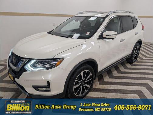 Pearl White 2018 Nissan Rogue SL
