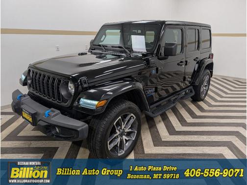 Black Clearcoat 2024 Jeep Wrangler 4xe Sport S