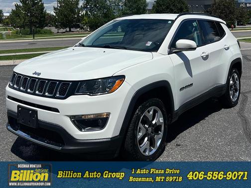 White Clearcoat 2021 Jeep Compass Limited