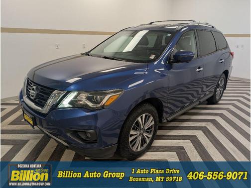 Caspian Blue 2018 Nissan Pathfinder SL