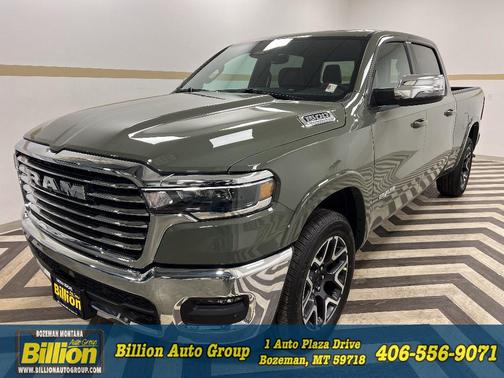 Serrano Green Metallic 2026 RAM 1500 Laramie