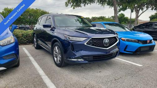 Fathom Blue Pearl 2024 Acura MDX Standard