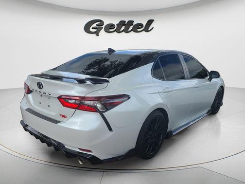 Wind Chill Pearl/Midnight Black Metallic 2021 Toyota Camry TRD