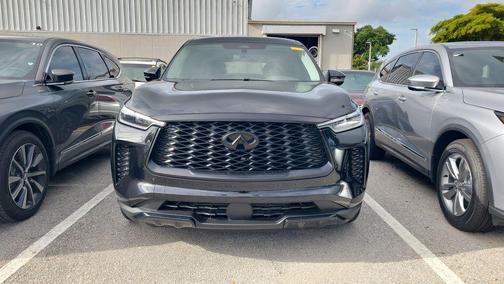 Mineral Black 2025 INFINITI QX60 Pure