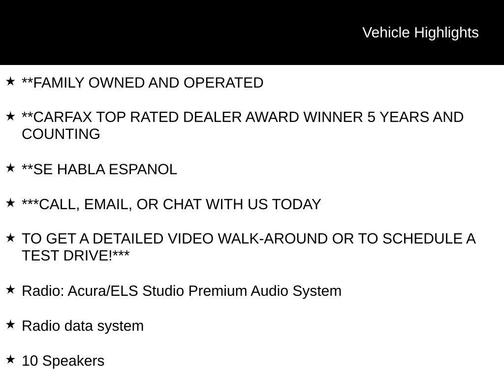 White 2015 Acura MDX 3.5L Technology Package