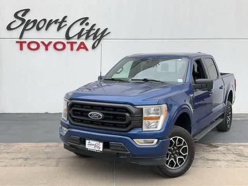 Atlas Blue Metallic 2022 Ford F-150 XLT