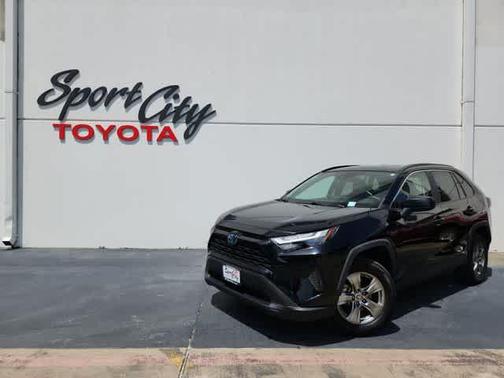 Midnight Black Metallic 2024 Toyota RAV4 Hybrid SE