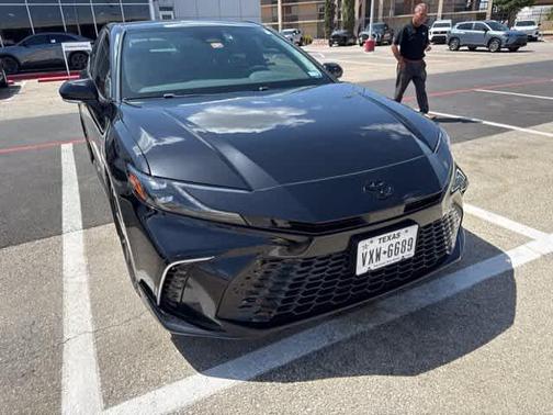 Midnight Black Metallic 2025 Toyota Camry XSE