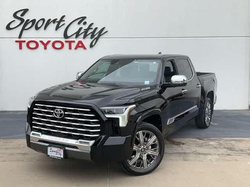 Midnight Black Metallic 2026 Toyota Tundra Hybrid Capstone
