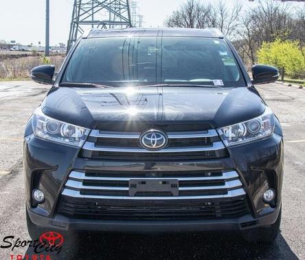 Midnight Black Metallic 2018 Toyota Highlander Limited Platinum