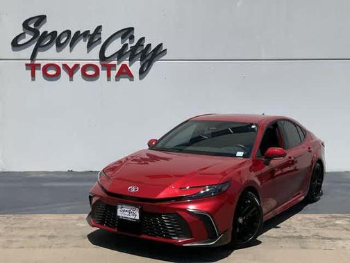 Supersonic Red 2025 Toyota Camry SE