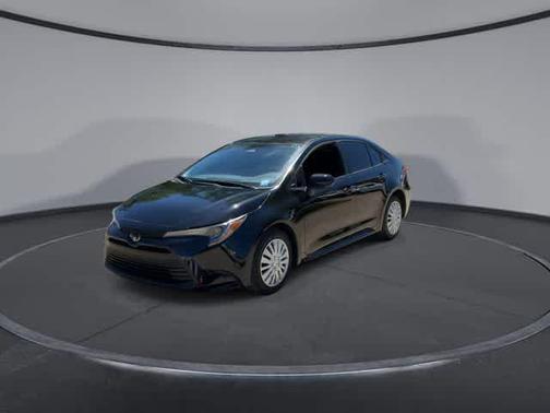 Midnight Black Metallic 2025 Toyota Corolla LE