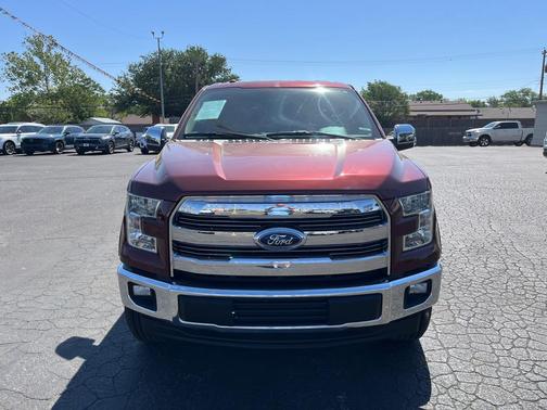 RED 2017 Ford F-150 Lariat
