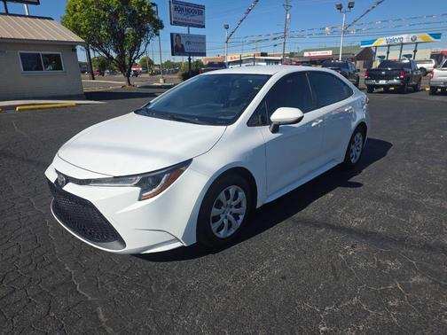 White 2022 Toyota Corolla LE
