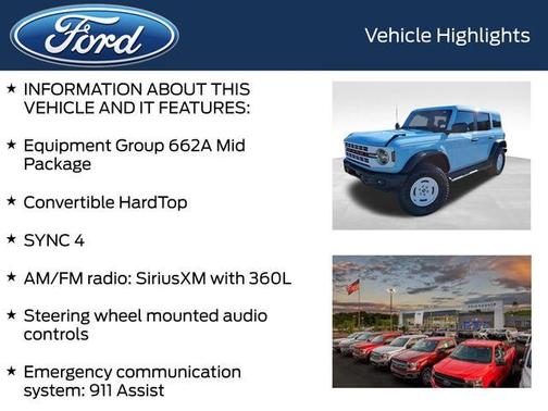 2025 Ford Bronco Heritage Edition