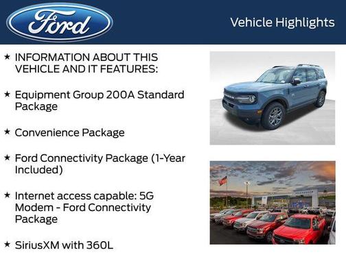 Azure Gray Metallic 2026 Ford Bronco Sport Big Bend