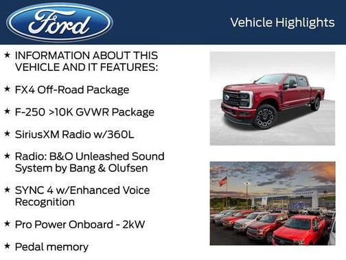 2025 Ford F-250 Platinum