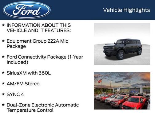 Shadow Black 2026 Ford Bronco Big Bend