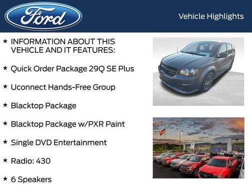 2016 Dodge Grand Caravan AVP/SE