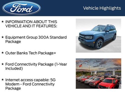Azure Gray Metallic 2026 Ford Bronco Sport Outer Banks