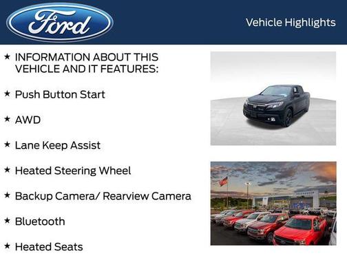 2019 Honda Ridgeline Black Edition