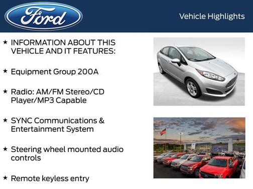 Ingot Silver 2019 Ford Fiesta SE