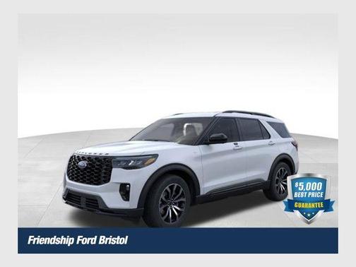 Space White Metallic 2026 Ford Explorer ST-Line