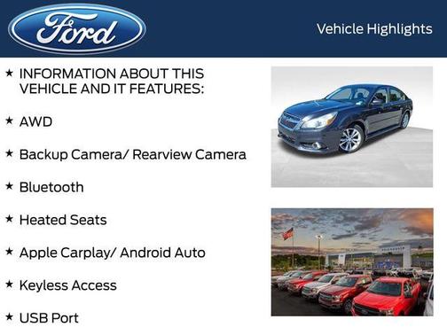 2013 Subaru Legacy 3.6R Limited