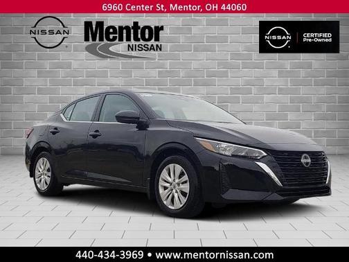 Black 2025 Nissan Sentra S