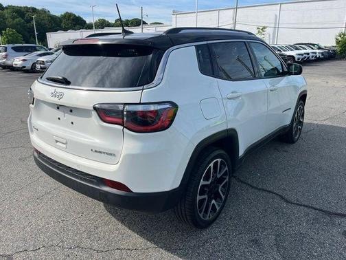 White Clearcoat 2021 Jeep Compass Limited