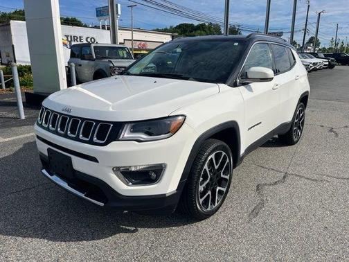 White Clearcoat 2021 Jeep Compass Limited