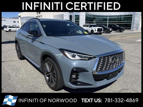 Slate Gray 2025 INFINITI QX55 LUXE