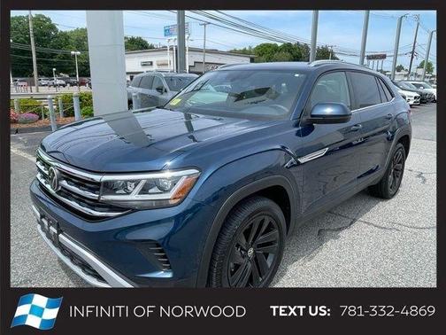 Tourmaline Blue Metallic 2023 Volkswagen Atlas Cross Sport 3.6L V6 SE w/Technology