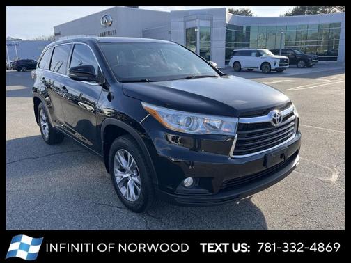 Midnight Black Metallic 2016 Toyota Highlander LE Plus