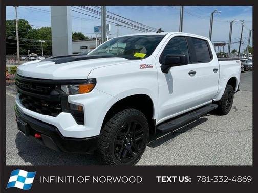 Summit White 2024 Chevrolet Silverado 1500 Custom Trail Boss