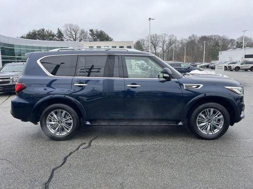 Hermosa Blue 2024 INFINITI QX80 Luxe