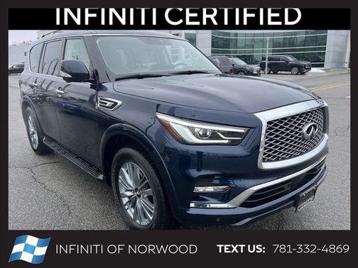 Hermosa Blue 2024 INFINITI QX80 Luxe