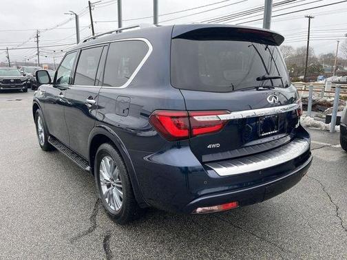 Hermosa Blue 2024 INFINITI QX80 Luxe