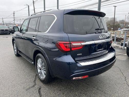 Hermosa Blue 2024 INFINITI QX80 Luxe